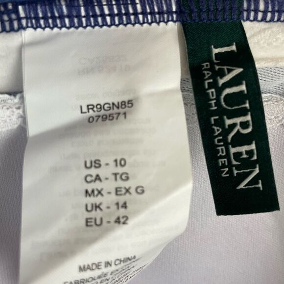 NWOT Lauren Ralph Lauren Tankini Size 10 - Picture 5 of 5